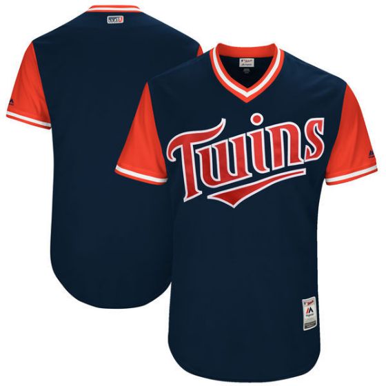 Men Minnesota Twins Blank Blue New Rush Limited MLB Jerseys->milwaukee brewers->MLB Jersey